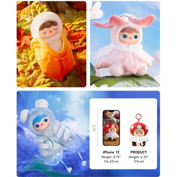 POP MART PUCKY “FLOWER BABY” Forest Party Vinyl Plush Pendant Single Blind Box - Picture 11 of 11